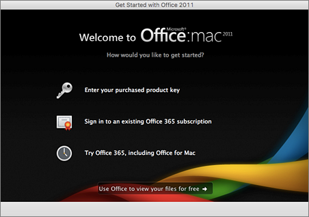Office 2011 mac os